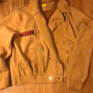😎😎😎  NEW ultra suede moto jacket